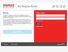 Tablet Screenshot of mystaplespanel.com